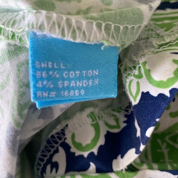 J. McLaughlin Harbor Green Blue Marrakesh Paisley Collared Tunic Shirt Dress - 2 - Picture 9 of 11